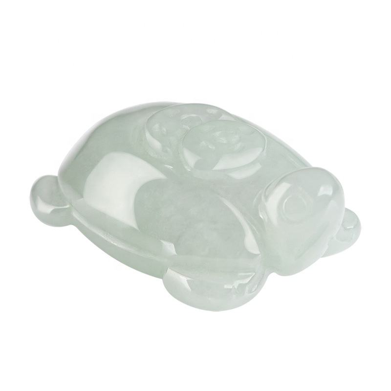 Natural Jadeite "Money Turtle" Talisman – Certified Authentic